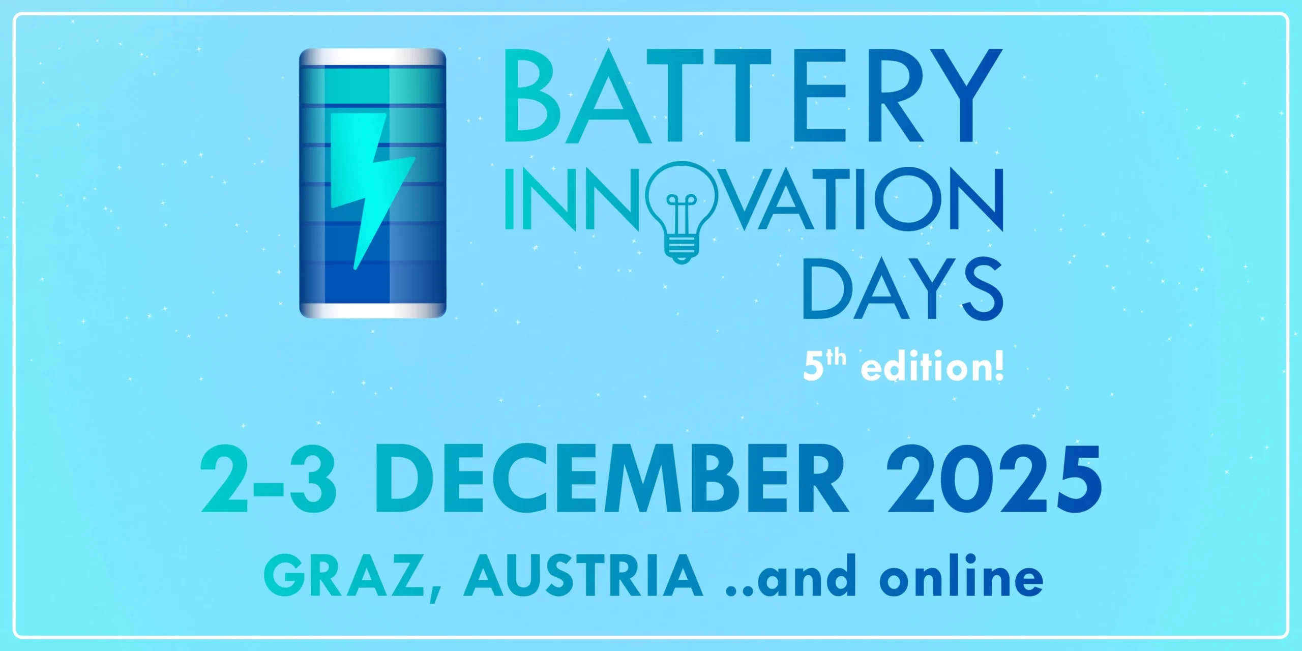 BATTERY INNOVATION DAYS