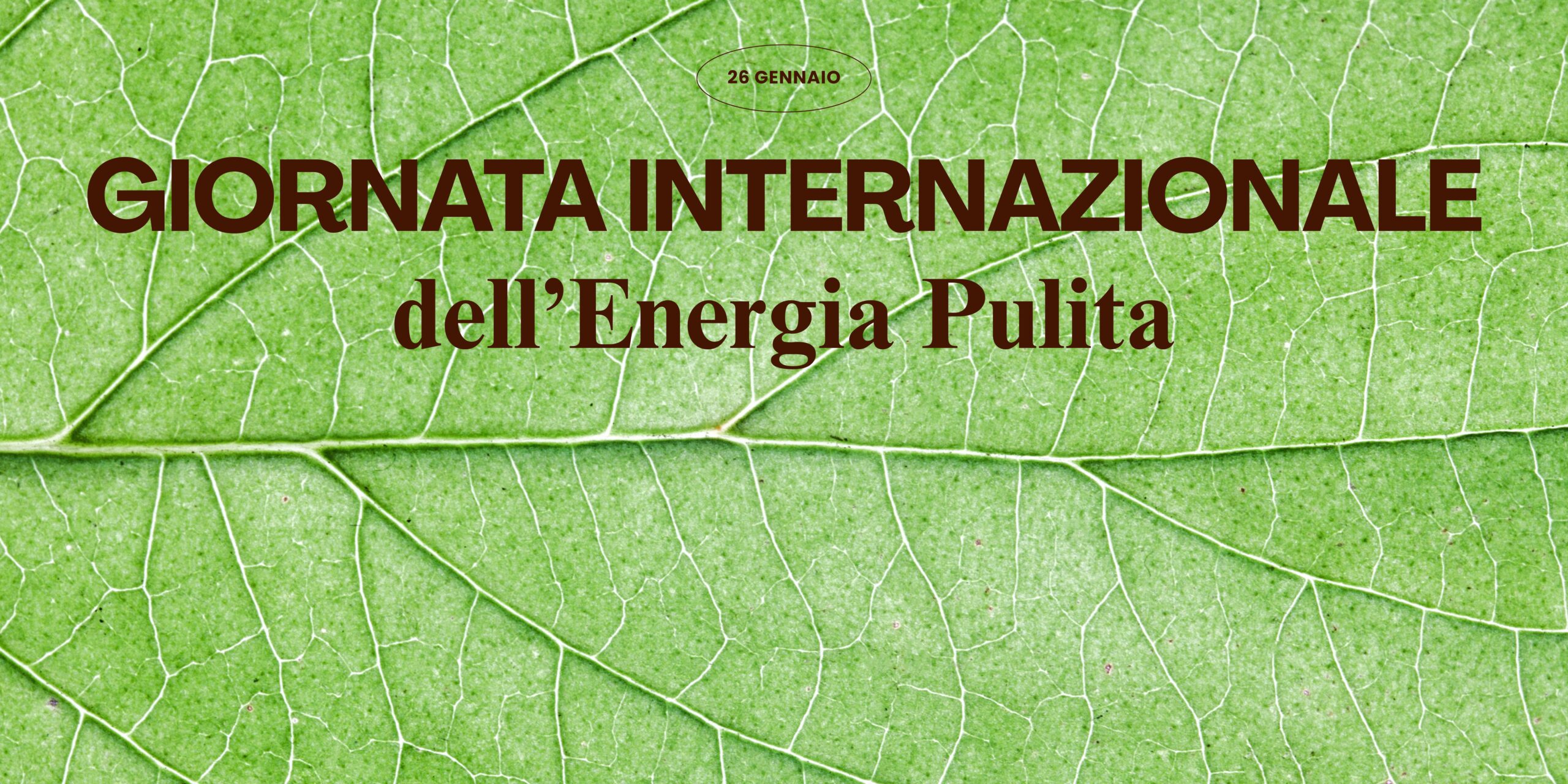 GIORNATA INTERNAZIONALE DELL&rsquo;ENERGIA PULITA